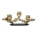 Trinity Glow Aluminum Candle Holder