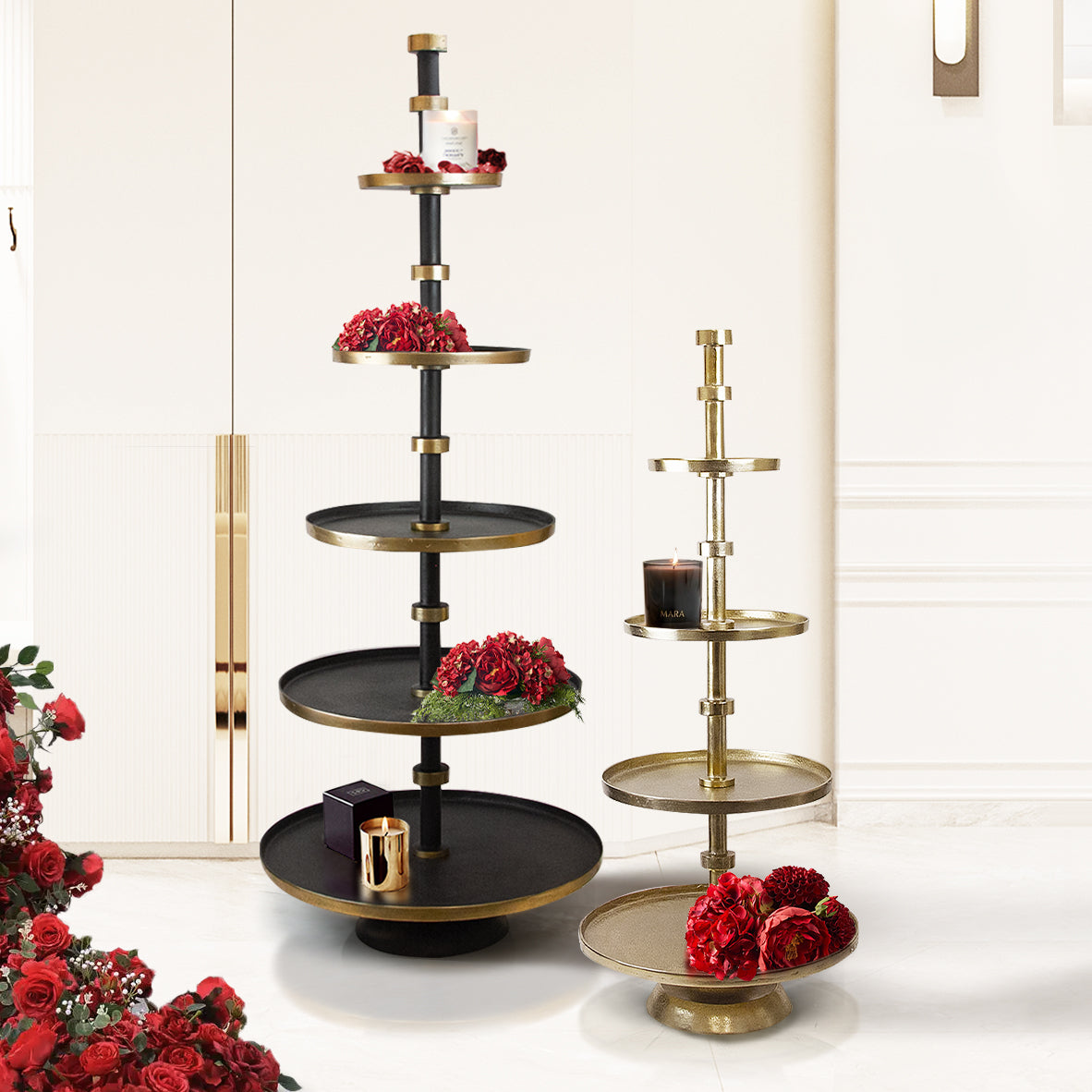 Towering Floor Cake Stand