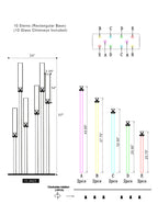 Diamond Glow Acrylic Candelabra