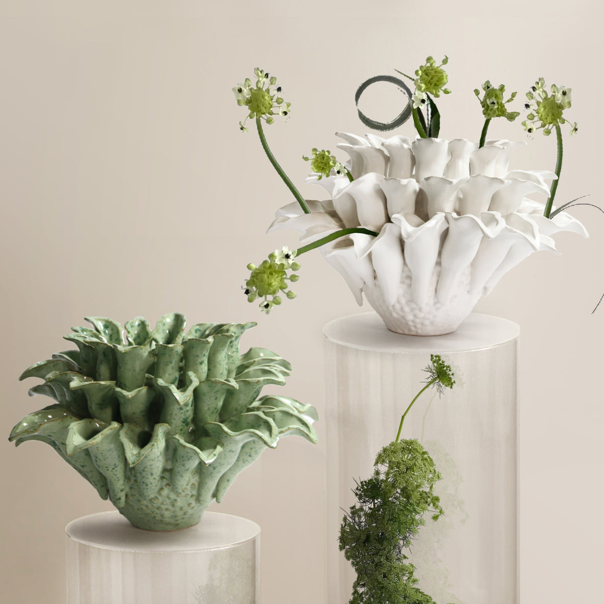 Lotus Cascade Vase