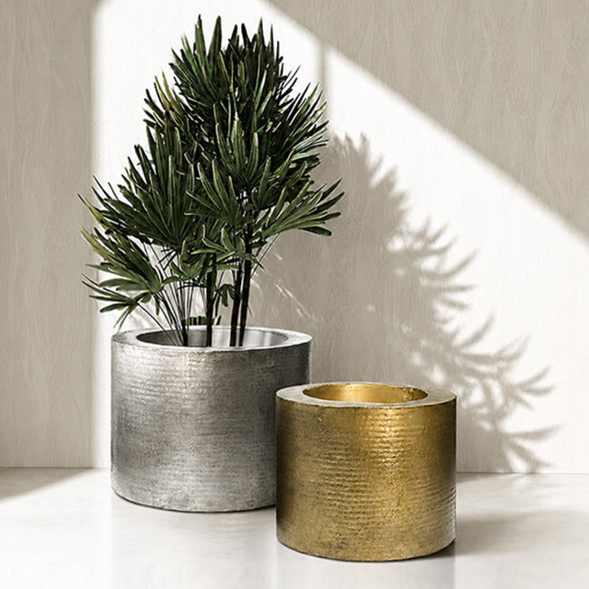 Colossal Floor Metal Planter (Set of 2)