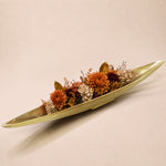 Metal Boat Vase