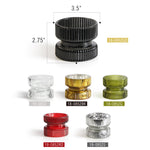 Glass Pillar Candle Holder (set of 6)