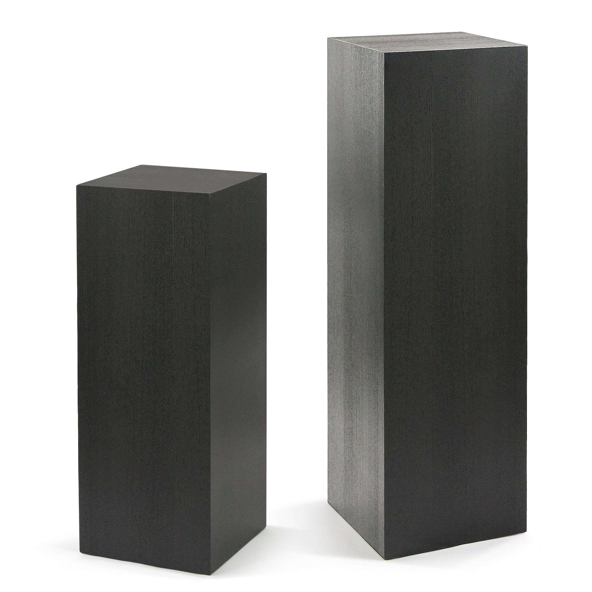 Tall Dark MDF Display Column Stands for Art, Sculpture, and Décor ...