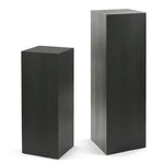 Tall Dark MDF Display Column Stands for Art, Sculpture, and Décor ...