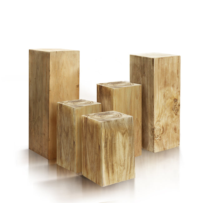 Woodscape Display Pedestal Side Table