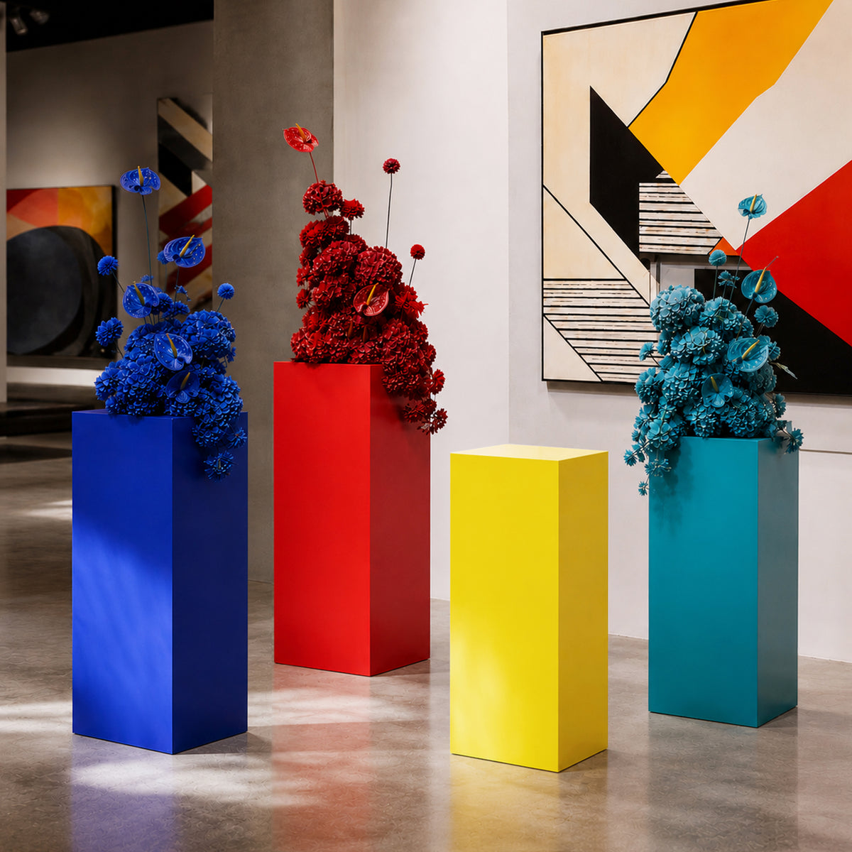 Vibrant Wood Pedestal - Special Order Only