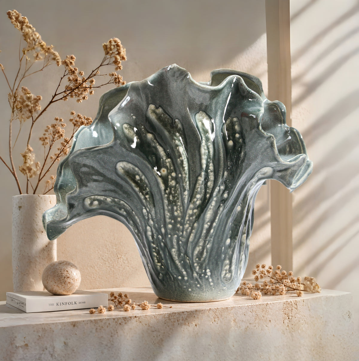 Fanfold Blossom Vase