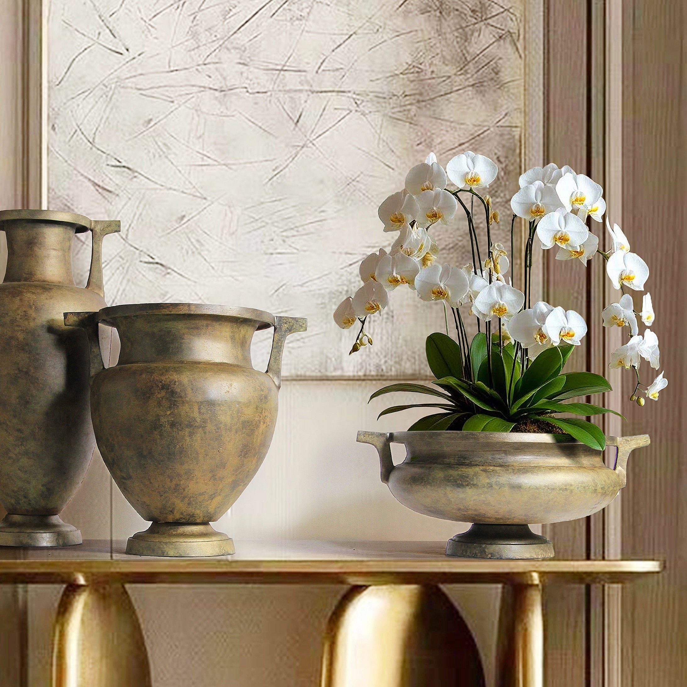 Arcadia Urn and Bowl