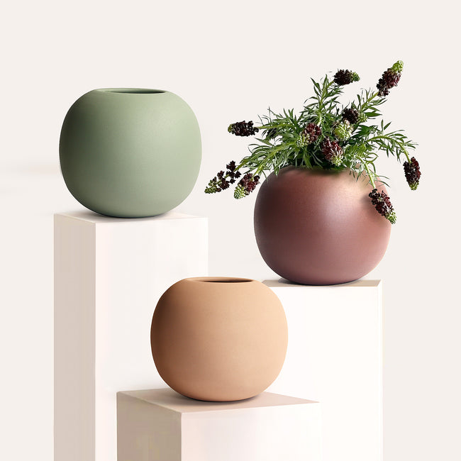 Circa Bowl Metal Vase