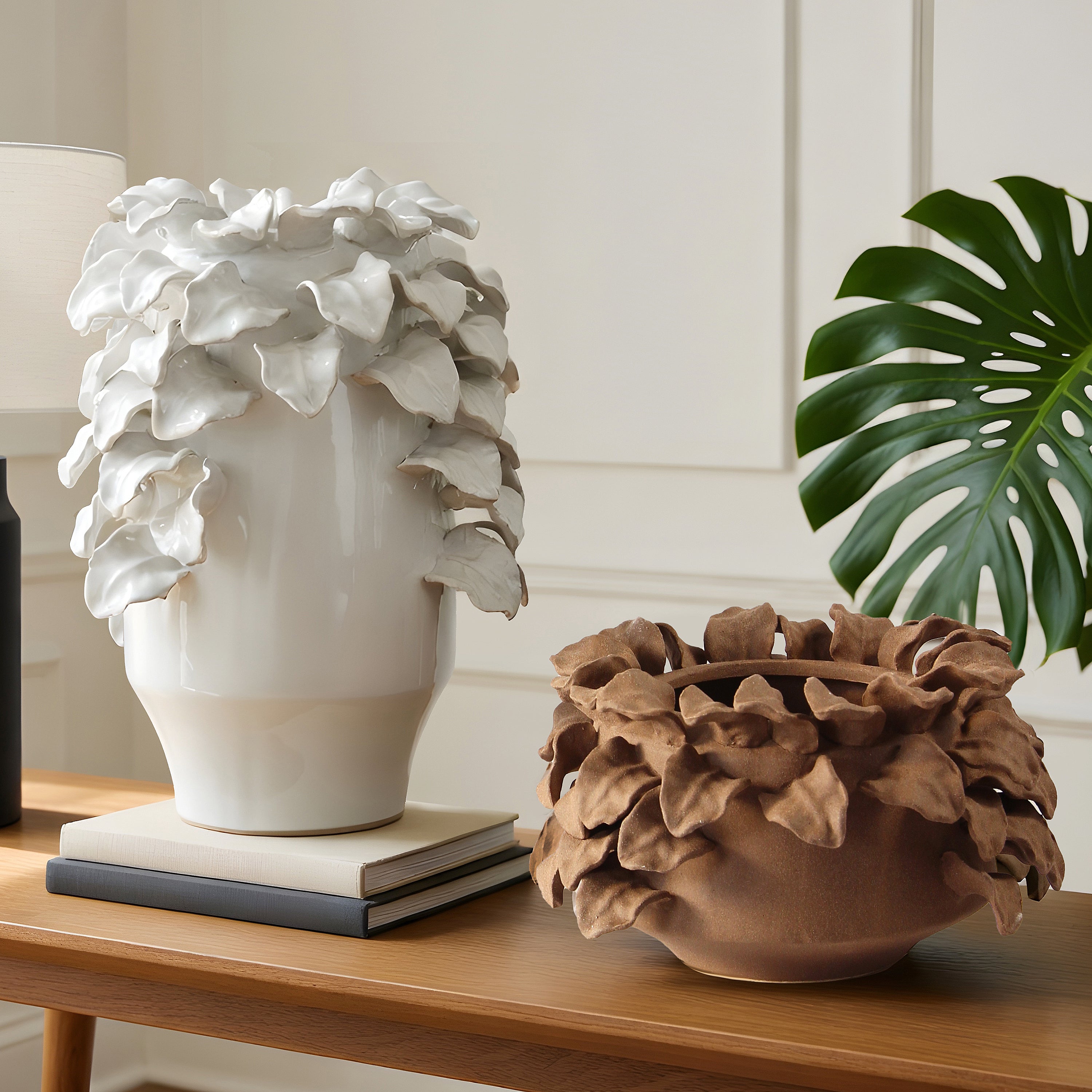 Sculpted Petal Vase