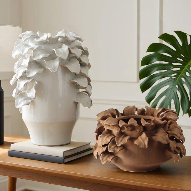 Sculpted Petal Vase