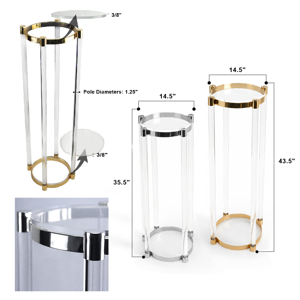 Evanescent Acrylic Display Column / Pedestal