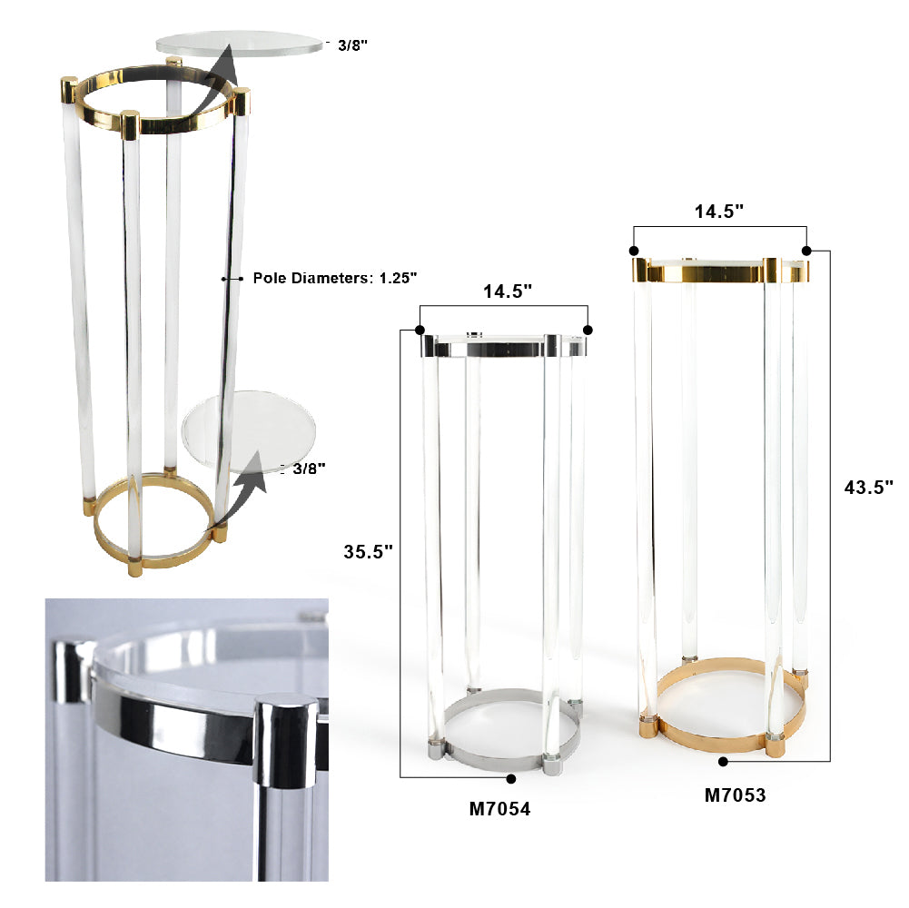 Evanescent Acrylic Display Column / Pedestal