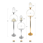 Halo Floor Candle Flower Stand