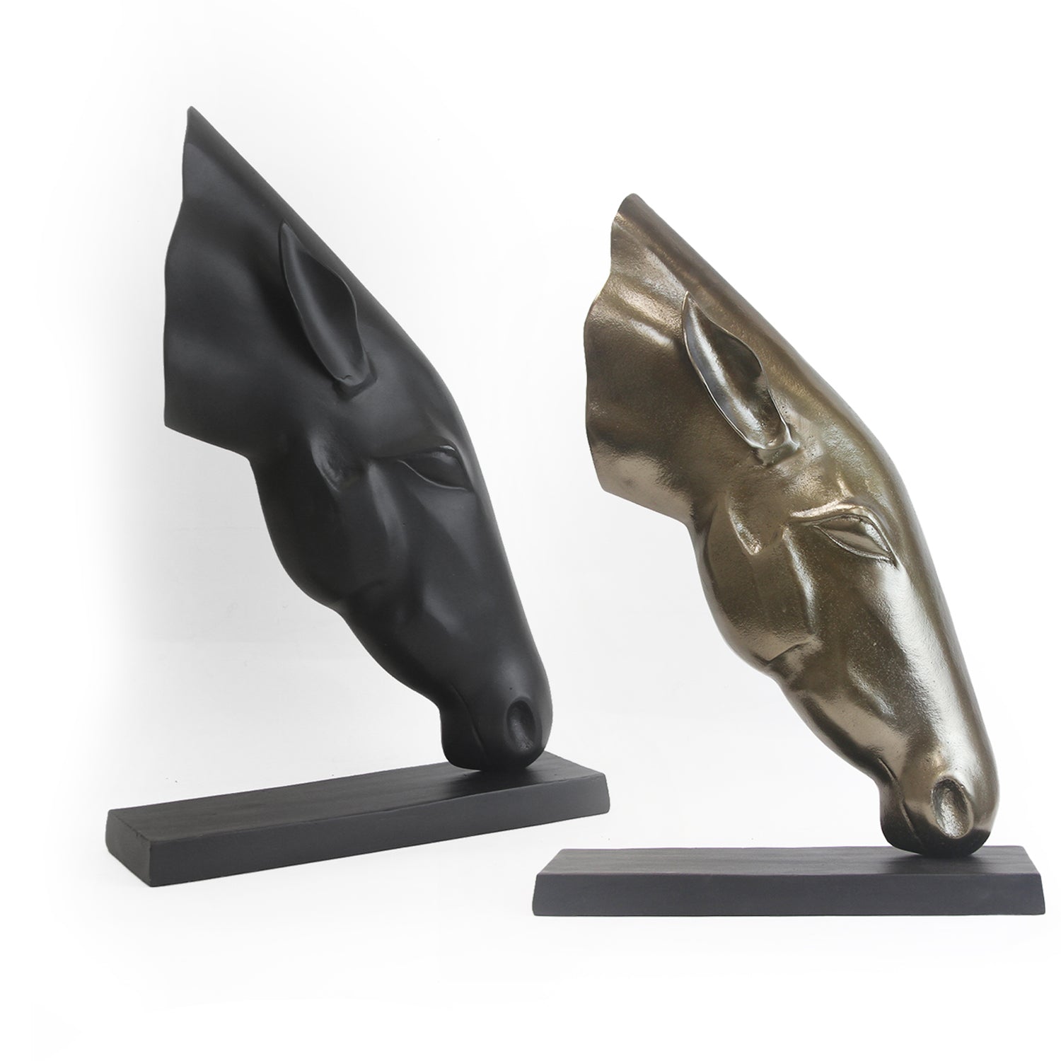 Metal Horse Head Sculpture | Galore Home: Luxury Home Decor, Elegant Home Furnishings, Stylish Home Accents & Contemporary Home Accessories