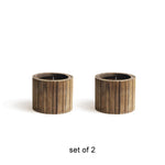 Vertical Slat Wood Box