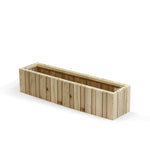 Vertical Slat Wood Box