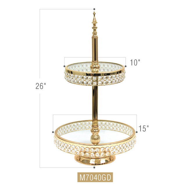 Crystal Cake Stand | Galore Home: Luxury Home Decor, Elegant Home Furnishings, Stylish Home Accents & Contemporary Home Accessories