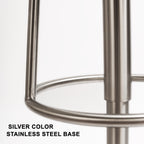 Aero Swivel Counter Bar Stool with Integrated Foot Rest
