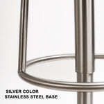 Aero Swivel Counter Bar Stool with Integrated Foot Rest