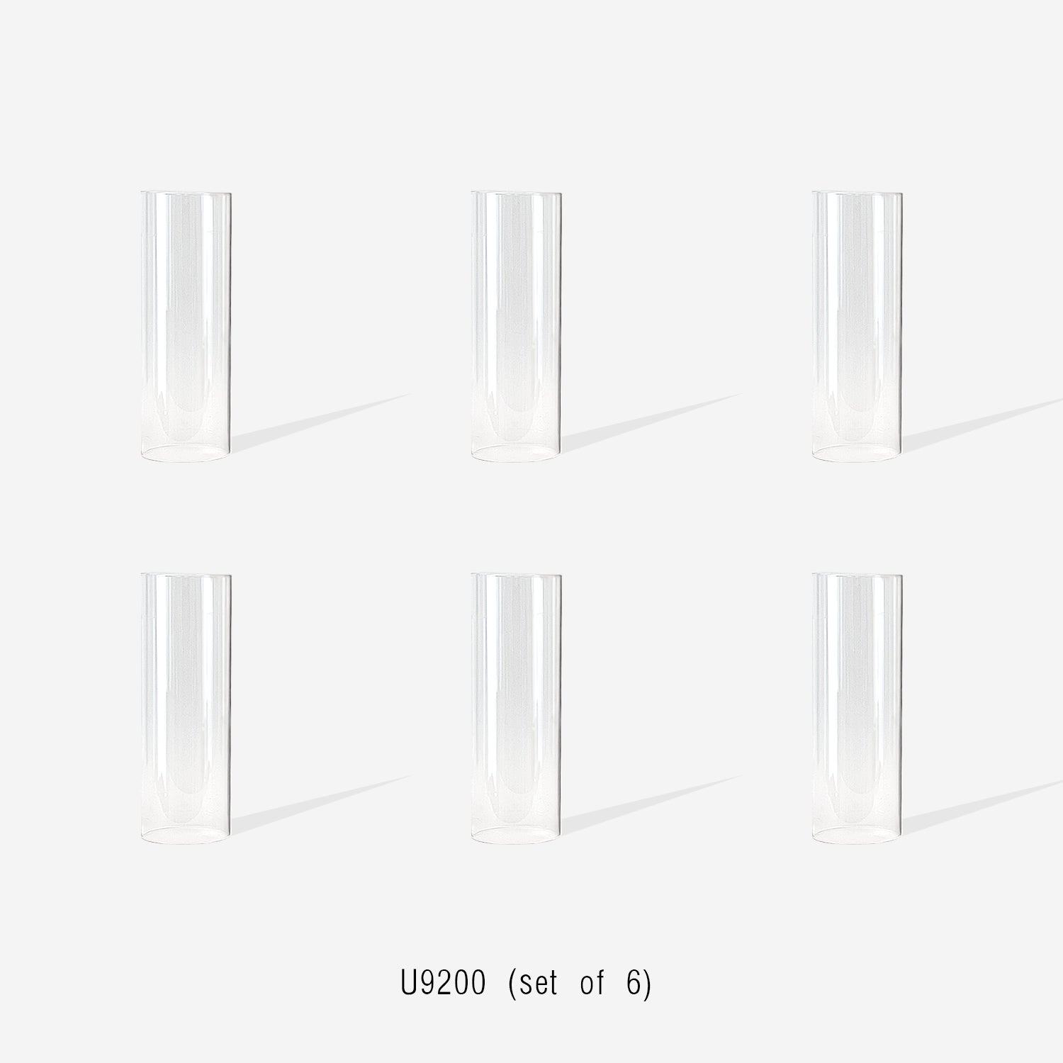 Glass Chimneys (set of 6)