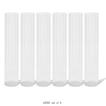 Pleated Glass Chimney (set of 6)