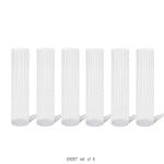Pleated Glass Chimney (set of 6)