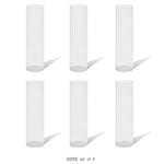 Pleated Glass Chimney (set of 6)