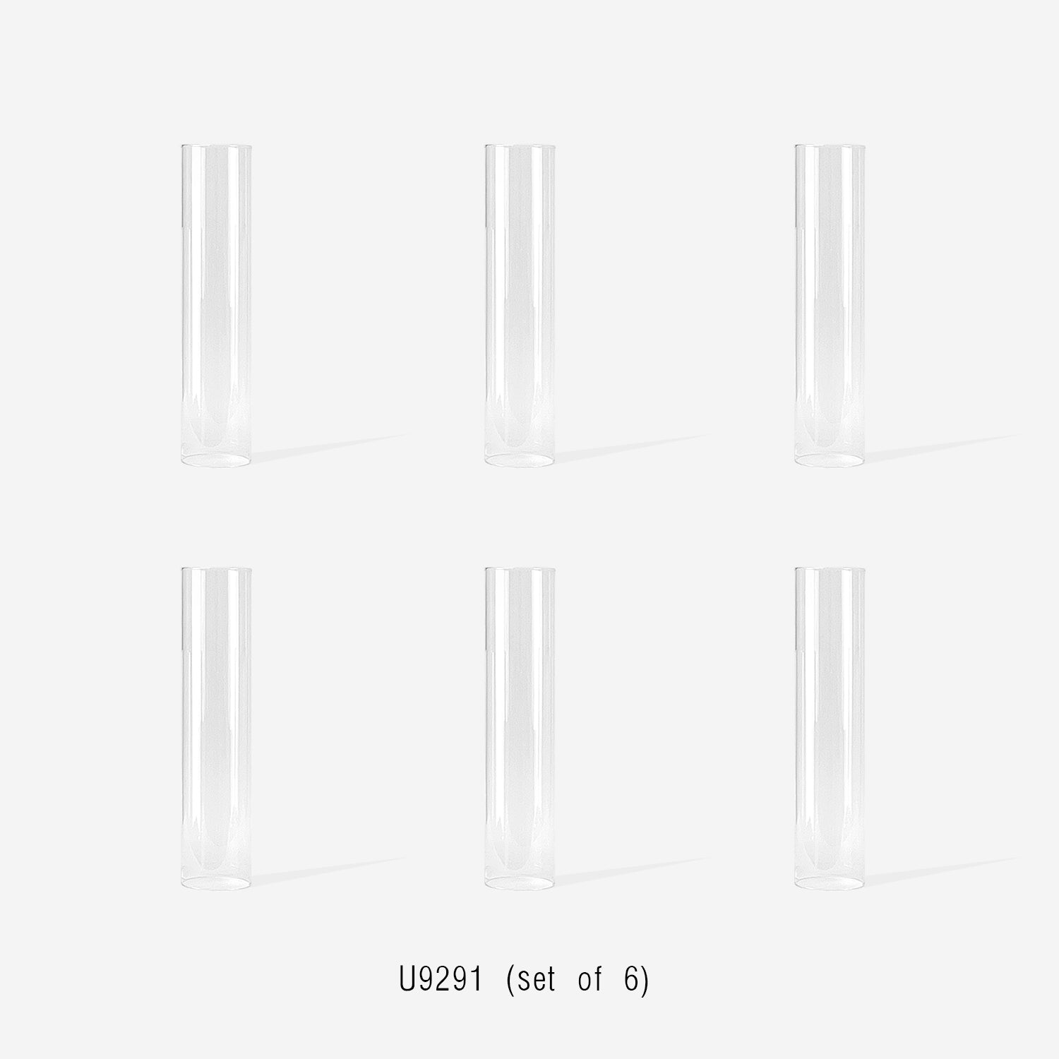Glass Chimneys (set of 6)