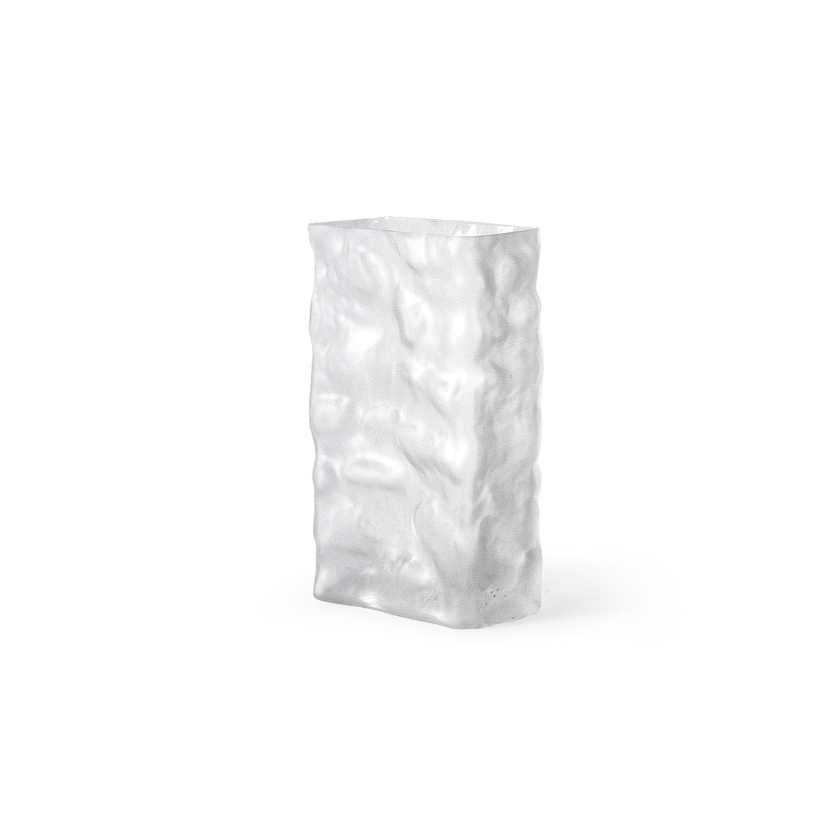 Glacial Rectangular Glass Vase | Galore Home: Luxury Home Decor, Elegant Home Furnishings, Stylish Home Accents & Contemporary Home Accessories