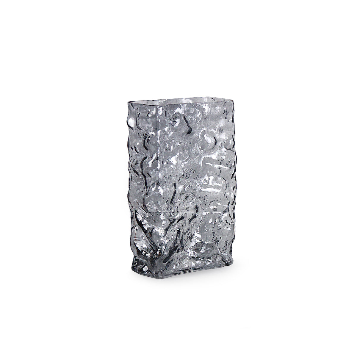 Glacial Rectangular Glass Vase | Galore Home: Luxury Home Decor, Elegant Home Furnishings, Stylish Home Accents & Contemporary Home Accessories