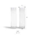 Glass Cylinder Vase (set of 2)