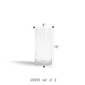 Premium Glass Cylinder (set of 2)
