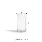Premium Glass Cylinder (set of 2)