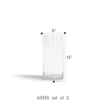 Premium Glass Cylinder (set of 2)