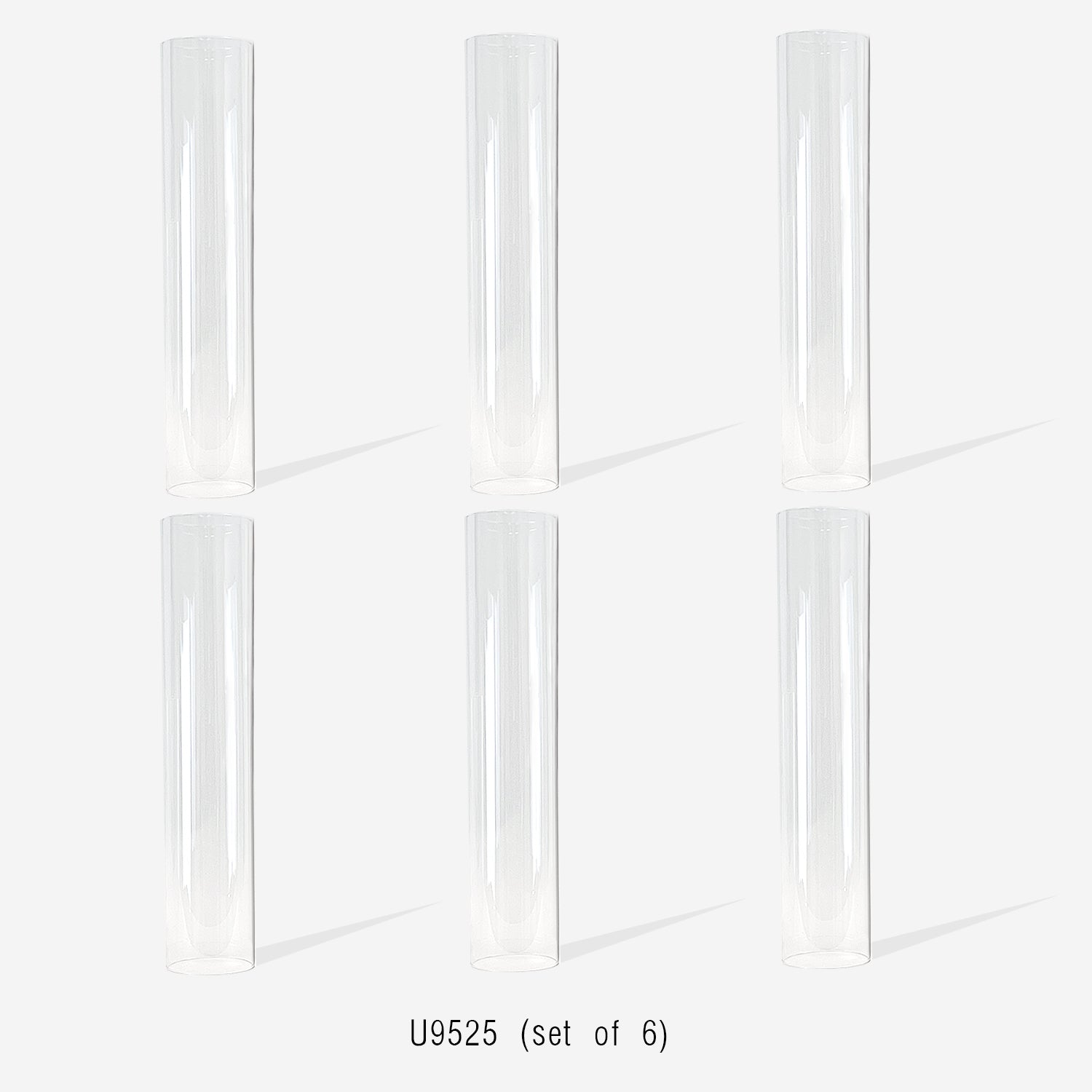 Glass Chimneys (set of 6)