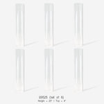 Glass Chimney Hurricane Candle Holder (set of 6)