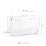 Oval Glass Vase (set of 2)