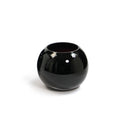 Black Glass Bubble Vase