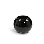 Black Glass Bubble Vase