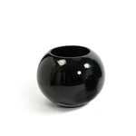 Black Glass Bubble Vase