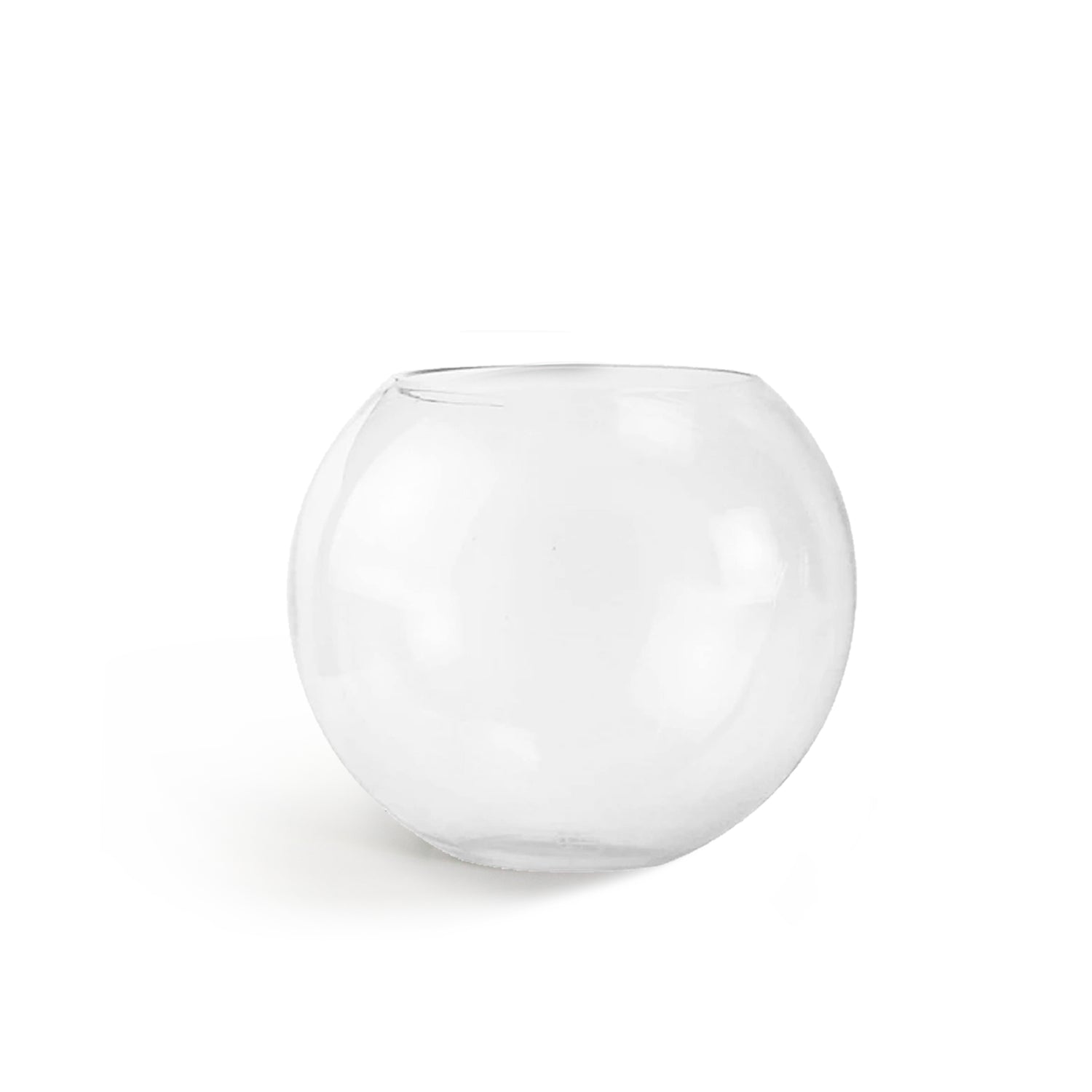 Black Glass Bubble Vase