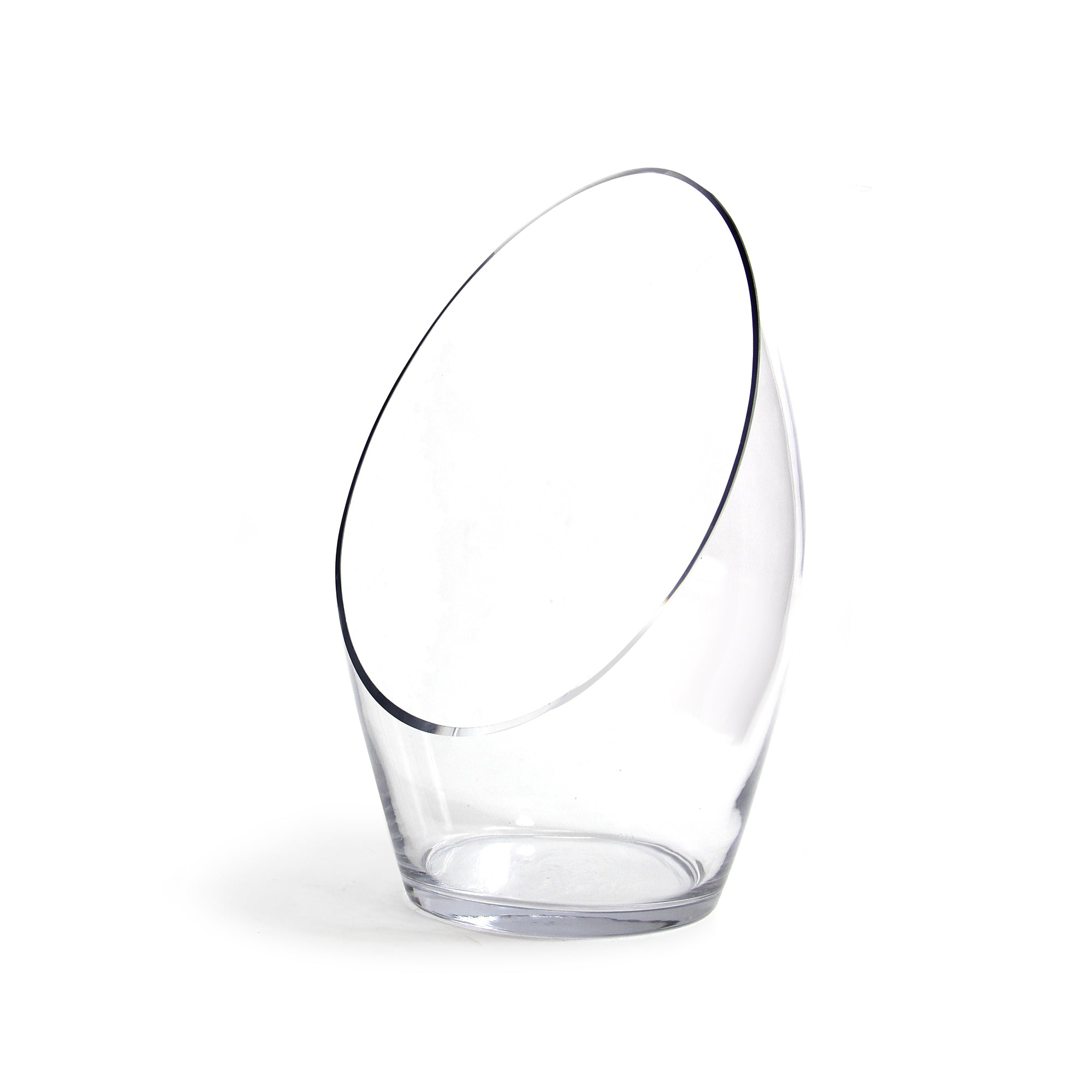 Angled Oval Vase