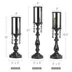 Black Crystal Candle Stand | Galore Home: Luxury Home Decor, Elegant Home Furnishings, Stylish Home Accents & Contemporary Home Accessories
