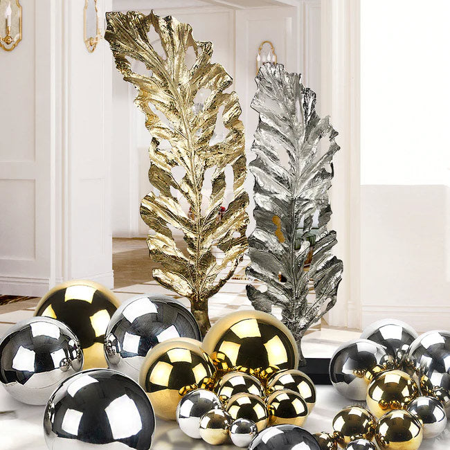 Grand Metal Leaf Sculpture | Galore Home: Luxury Home Decor, Elegant Home Furnishings, Stylish Home Accents & Contemporary Home Accessories