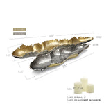 Glacial Platter Candle Holder