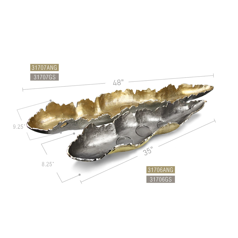 Glacial Platter Candle Holder | Galore Home: Luxury Home Decor, Elegant Home Furnishings, Stylish Home Accents & Contemporary Home Accessories