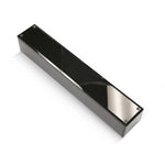 Reversible Black Glass Rectangular Planter