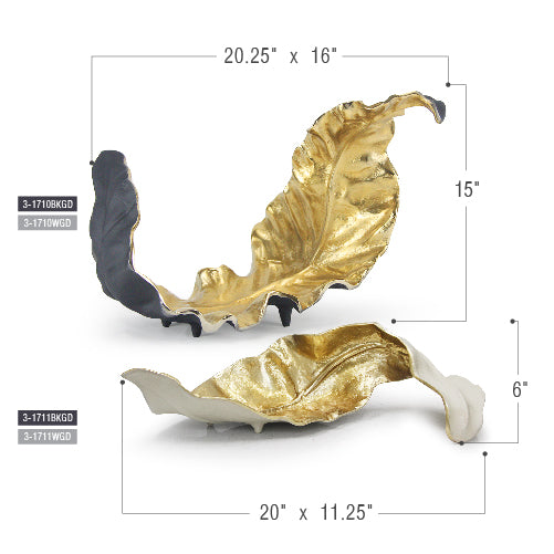 Entwined Leaf Sculpture | Galore Home: Luxury Home Decor, Elegant Home Furnishings, Stylish Home Accents & Contemporary Home Accessories